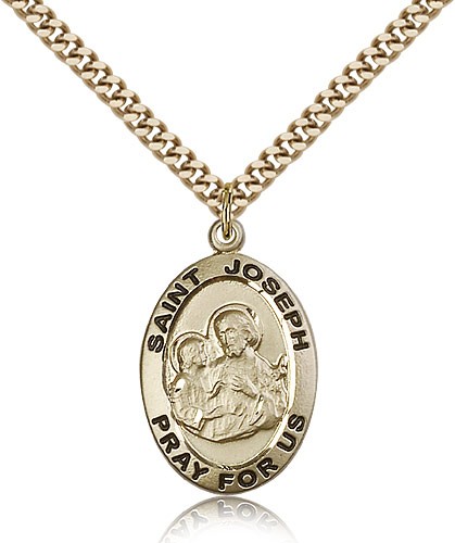 Men's St. Joseph Medal - 14KT Gold Filled