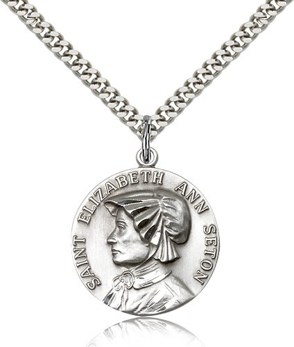 St. Elizabeth Anne Seton Medal - Sterling Silver
