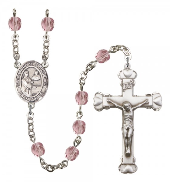 Women's St. Claude de la Colombiere Birthstone Rosary - Light Amethyst