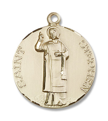 St. Stephen Medal - 14K Solid Gold