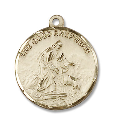 Good Shepherd Medal - 14K Solid Gold