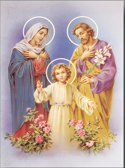 Holy Family Large Poster - Full Color