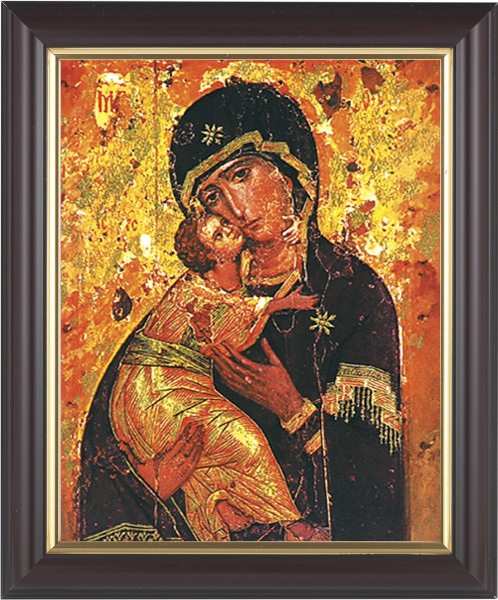 Our Lady of Vladimir 8x10 Framed Print Under Glass - #133 Frame