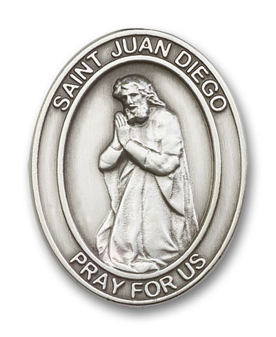 Juan Diego Visor Clip - Antique Silver