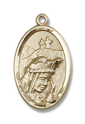 Our Lady of  La Salette Medal - 14K Solid Gold