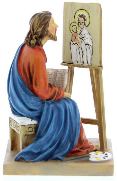 St. Luke the Evangelist Statue 3.5&quot; - Multi-Color