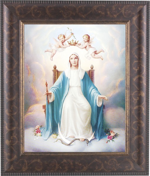 Queen of Heaven 8x10 Framed Print Under Glass - #124 Frame