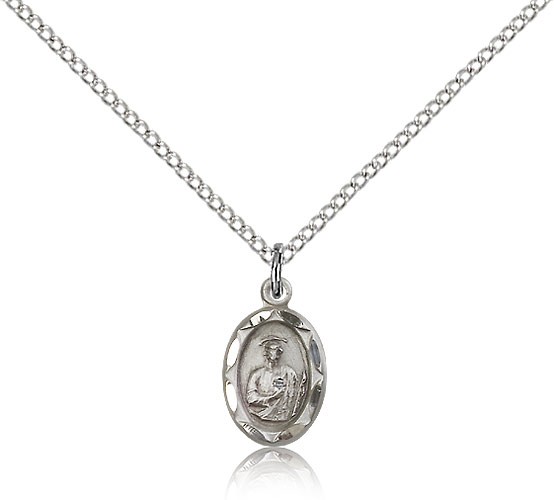 Petite St. Jude Medal - Sterling Silver