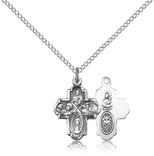 Women's Four-Way Medal - Sterling Silver