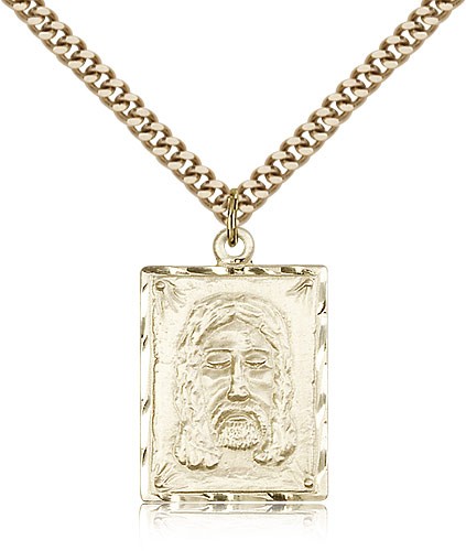 Jesus Holy Face Medal - 14KT Gold Filled