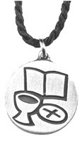 Eucharist Pendant - Silver