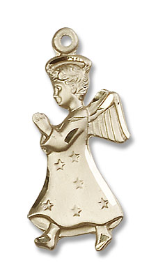 Angel Medal - 14K Solid Gold