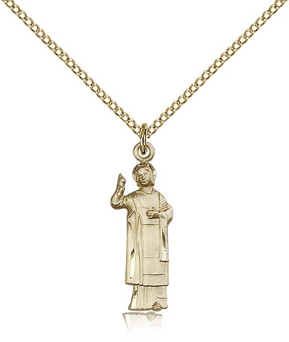 St. Stephen the Martyr Medal - 14KT Gold Filled