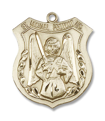 St. Michael the Archangel Medal - 14K Solid Gold