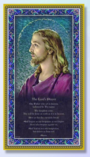 The Lord's Prayer Italian Prayer Plaque - Multi-Color