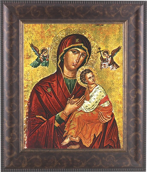 Our Lady of Vladimir 8x10 Framed Print Under Glass - #124 Frame