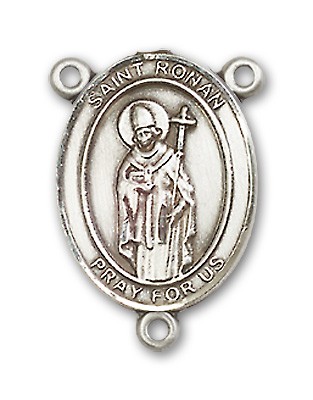 St. Ronan Rosary Centerpiece Sterling Silver or Pewter - Sterling Silver