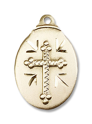 Women's Cross Pendant - 14K Solid Gold