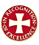 In Recognition Lapel Pin - Red