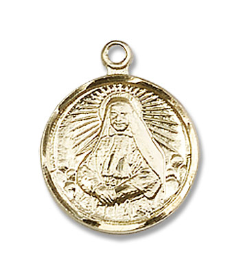 Petite St. Frances Xavier Cabrini Necklace - 14K Solid Gold