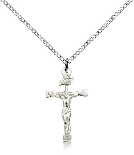 Maltese Crucifix Pendant - Sterling Silver