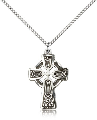 Celtic Cross Pendant - Sterling Silver