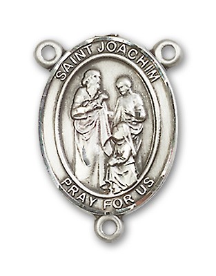 St. Joachim Rosary Centerpiece Sterling Silver or Pewter - Sterling Silver
