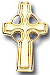 Celtic Cross Pin - Gold Tone