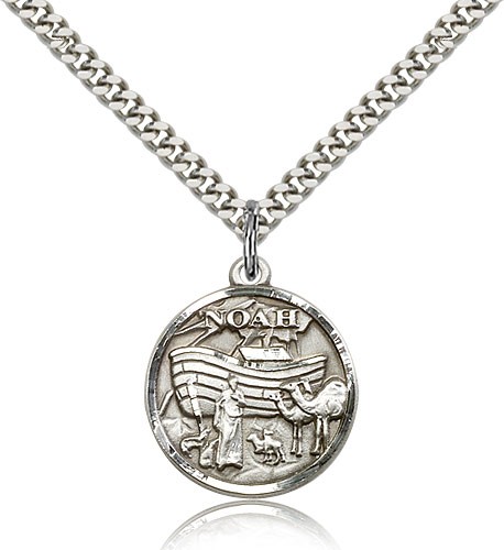 Women's Noah's Ark Medal - Sterling Silver