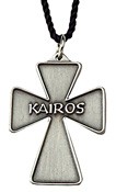Kairos Cross Pendant - Silver