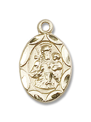 Youth Size Charm Medal of St. Joseph - 14K Solid Gold