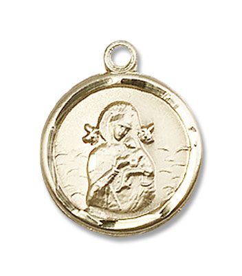 Petite Our Lady of Perpetual Help Medal - 14K Solid Gold