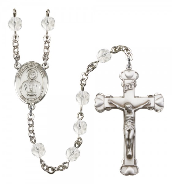 Women's St. Peter Chanel Birthstone Rosary - Crystal