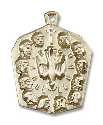 Twelve Apostles Pendant - 14K Solid Gold