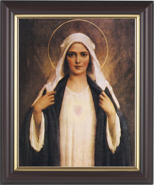 Immaculate Heart of Mary 8x10 Framed Print Under Glass - #133 Frame