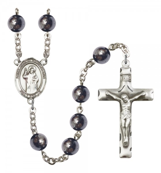 Men's St. John of Capistrano Silver Plated Rosary - Silver