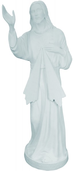 Plastic Divine Mercy Statue - 24&quot;H   - White