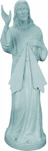 Plastic Divine Mercy Statue - 24&quot;H   - Granite