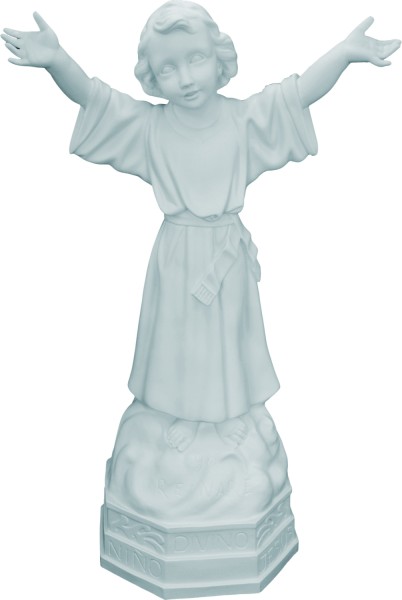 Plastic Divino Nino Statue - 32 inch - White
