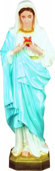 Plastic Immaculate Heart of Mary Statue - 24 inch - Full Color