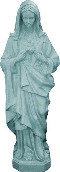 Plastic Immaculate Heart of Mary Statue - 36 inch - Granite