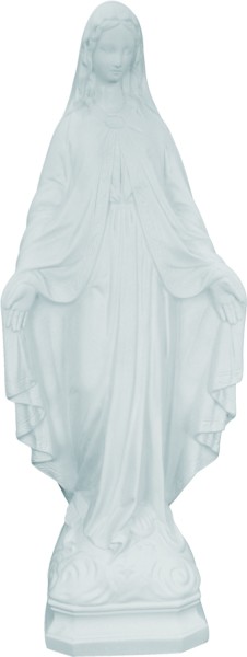 Plastic Our Lady of Grace Statue - 24 inch - White