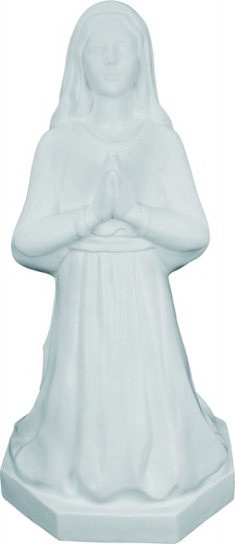 Plastic Saint Bernadette Statue - 16 inch - White