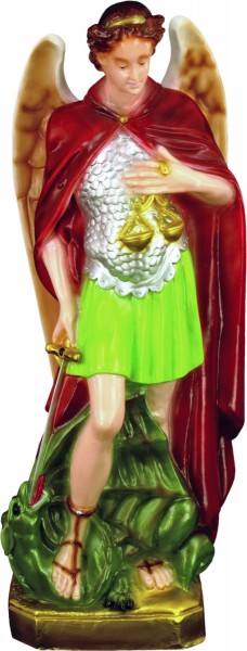 Plastic Saint Michael Statue - 24 inch - Full Color