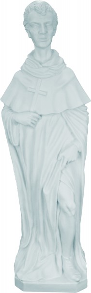 Plastic Saint Peregrine Statue - 24 inch - White