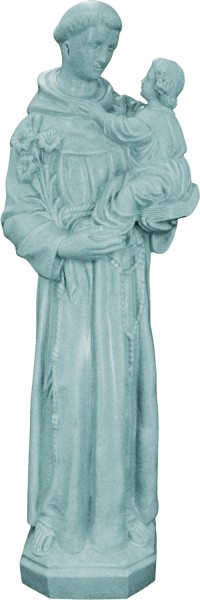Plastic St. Anthony &amp; Child Statue - 24 inch - Granite