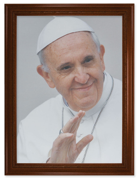 Pope Francis 19x27 Framed Canvas - #172 Frame