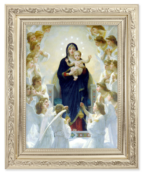 Queen of Angels by Bouguereau 6x8 Print Under Glass - #163 Frame