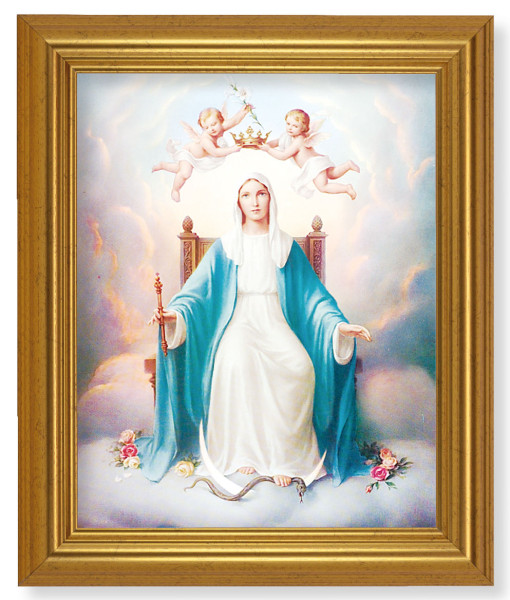 Queen of Heaven 8x10 Framed Print Under Glass - #110 Frame