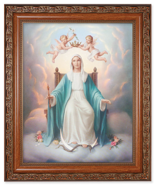 Queen of Heaven 8x10 Framed Print Under Glass - #161 Frame